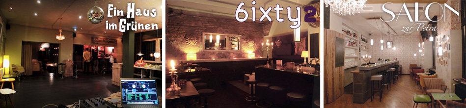 6ixty2 & SALON zur Petra & Ein Haus im Grünen